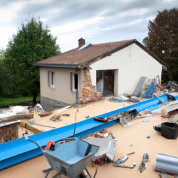 Extension de maison avec véranda-salle à manger Dzaoudzi